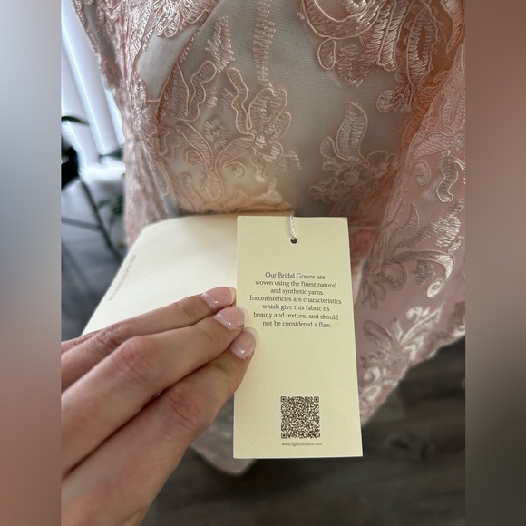 🩷LanTing Sz 6-8 Pink Dress Lace NWT🩷 Measurements Included! - Picture 4 of 16